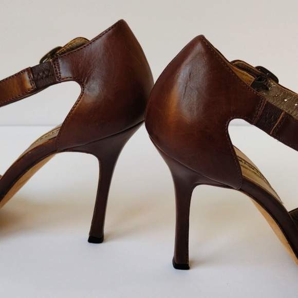 Manolo Blahnik, heels sandals,37 - Picture 11 of 13